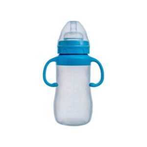 POCO biberon silicone bleu 270 ml