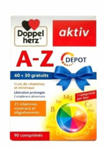 AKTIV A-Z VITAMINES ET MINERAUX 90 COMPRIMES (60 +30 Gratuits)