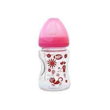 Baby pur Biberon en verre 150ml rose